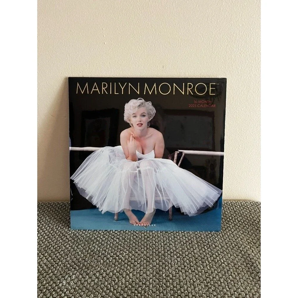 Graphique 2025 Marilyn Monroe Wall Calendar | 12” x 12" - Set of 3 New & Sealed - Picture 1 of 3